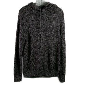 Goodthreads - Purple/White Long Sleeve Hooded Sweater - Medium